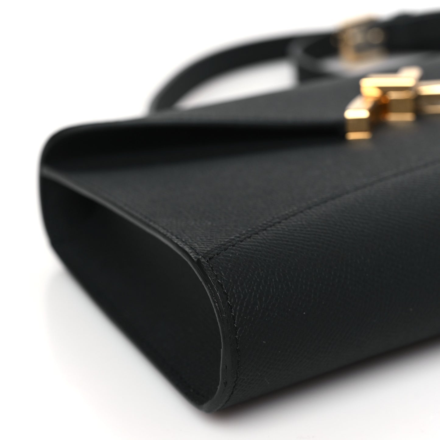 Carat Calfskin Gabrielle Clutch Black