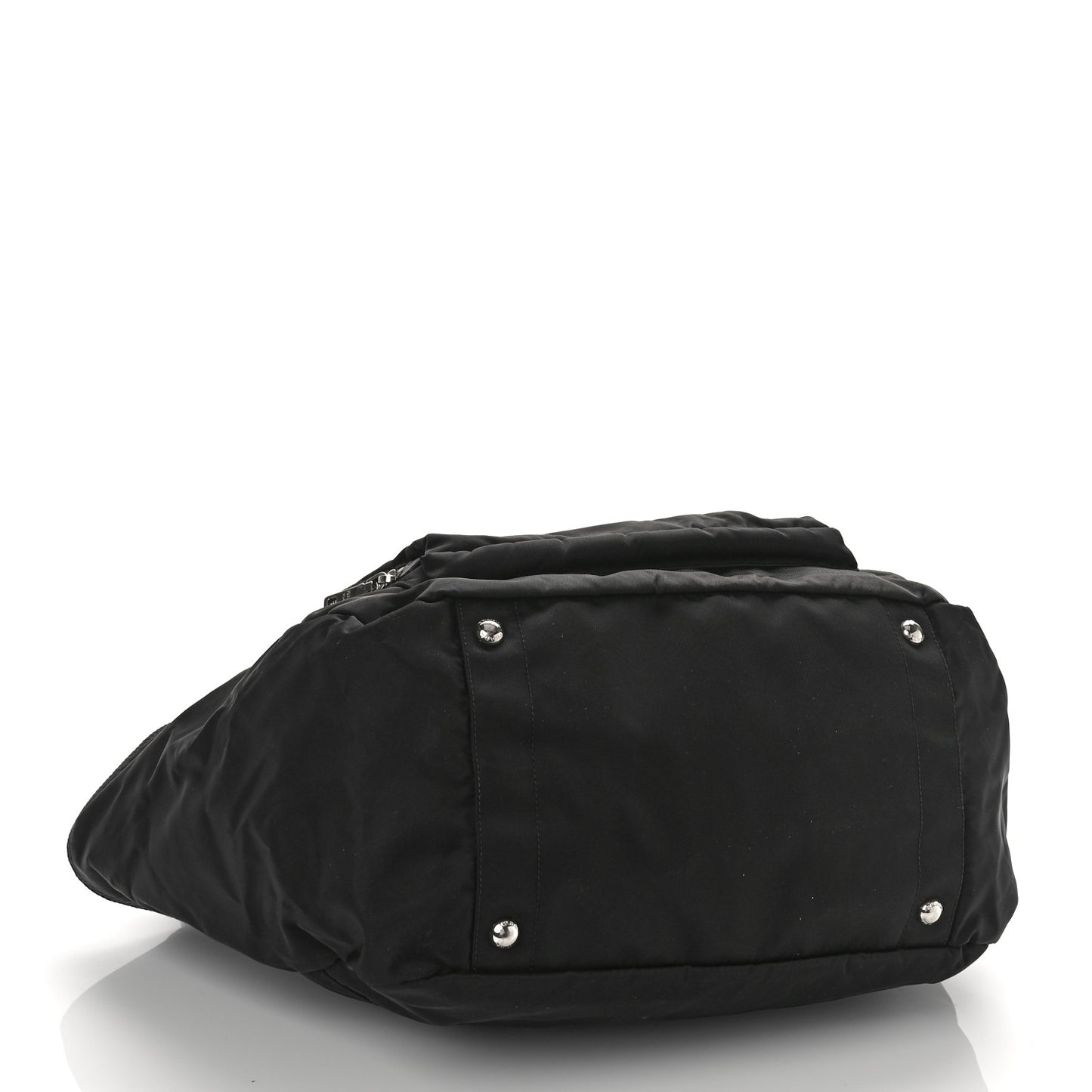 Tessuto Nylon Vela Diaper Bag Black