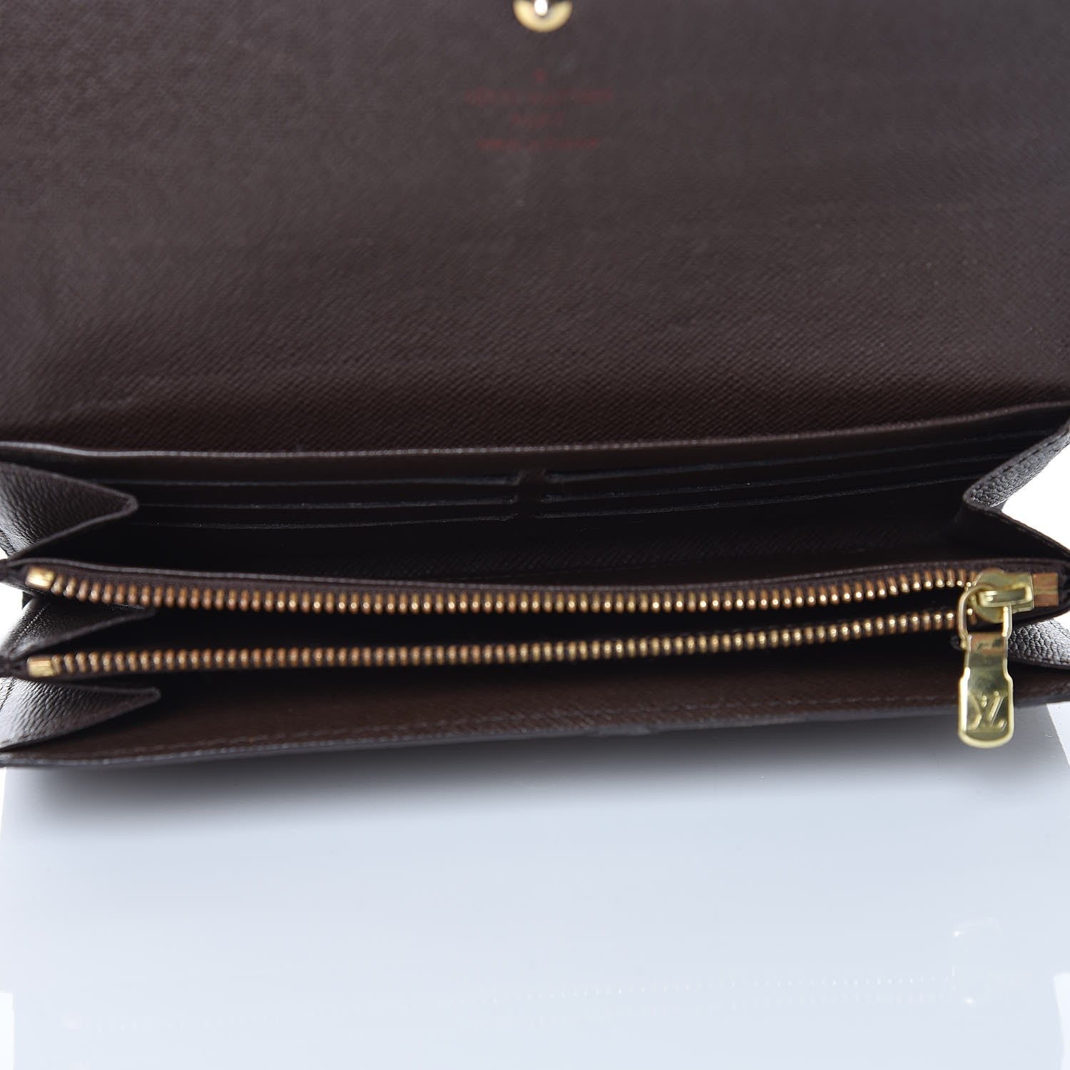 Louis Vuitton Damier Ebene Sarah Wallet 5 of 10