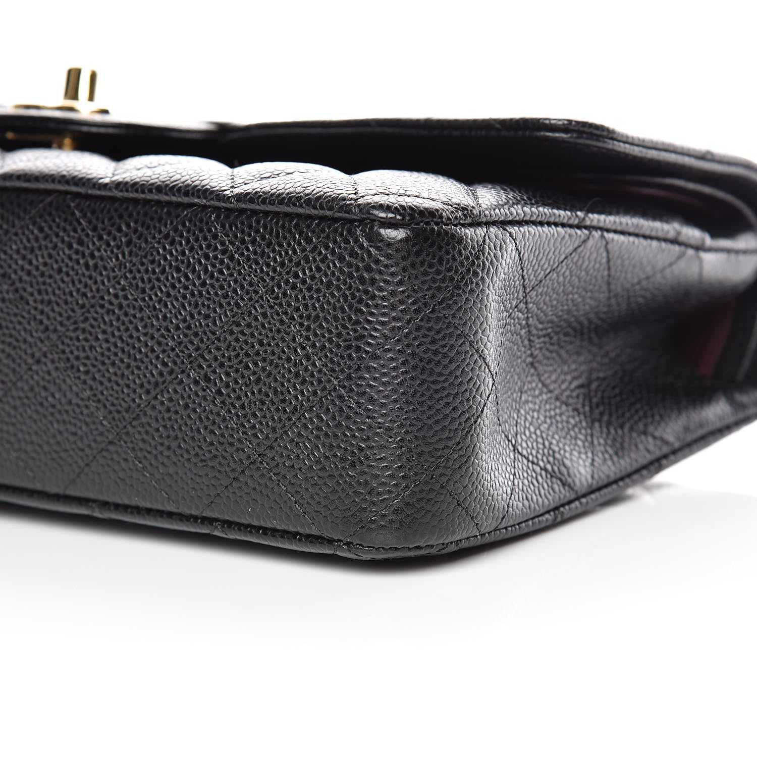 Chanel Caviar Quilted Medium Double Flap Black 6 of 10