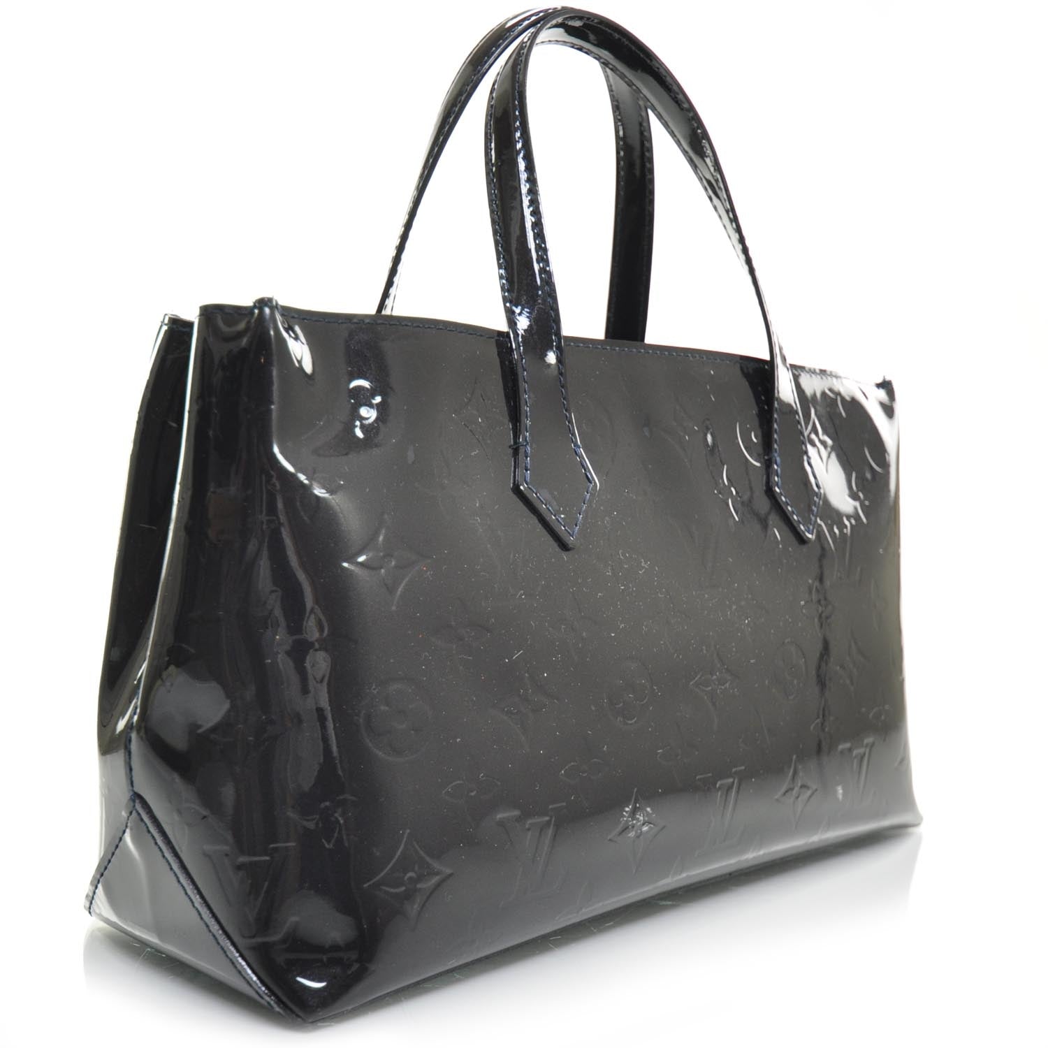 Louis Vuitton Vernis Wilshire PM Blue Infini 2 of 9