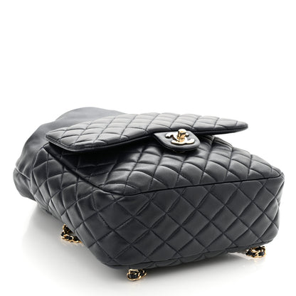 Chanel Lambskin Quilted Large In Seoul Backpack Navy 4 of 11