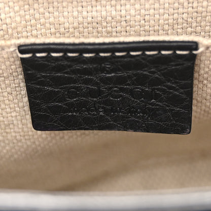 Gucci Pebbled Calfskin Small Soho Flap Crossbody Black 6 of 12