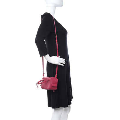 Delvaux Taurillon Soft Nano Cool Box Satchel Framboise 2 of 9