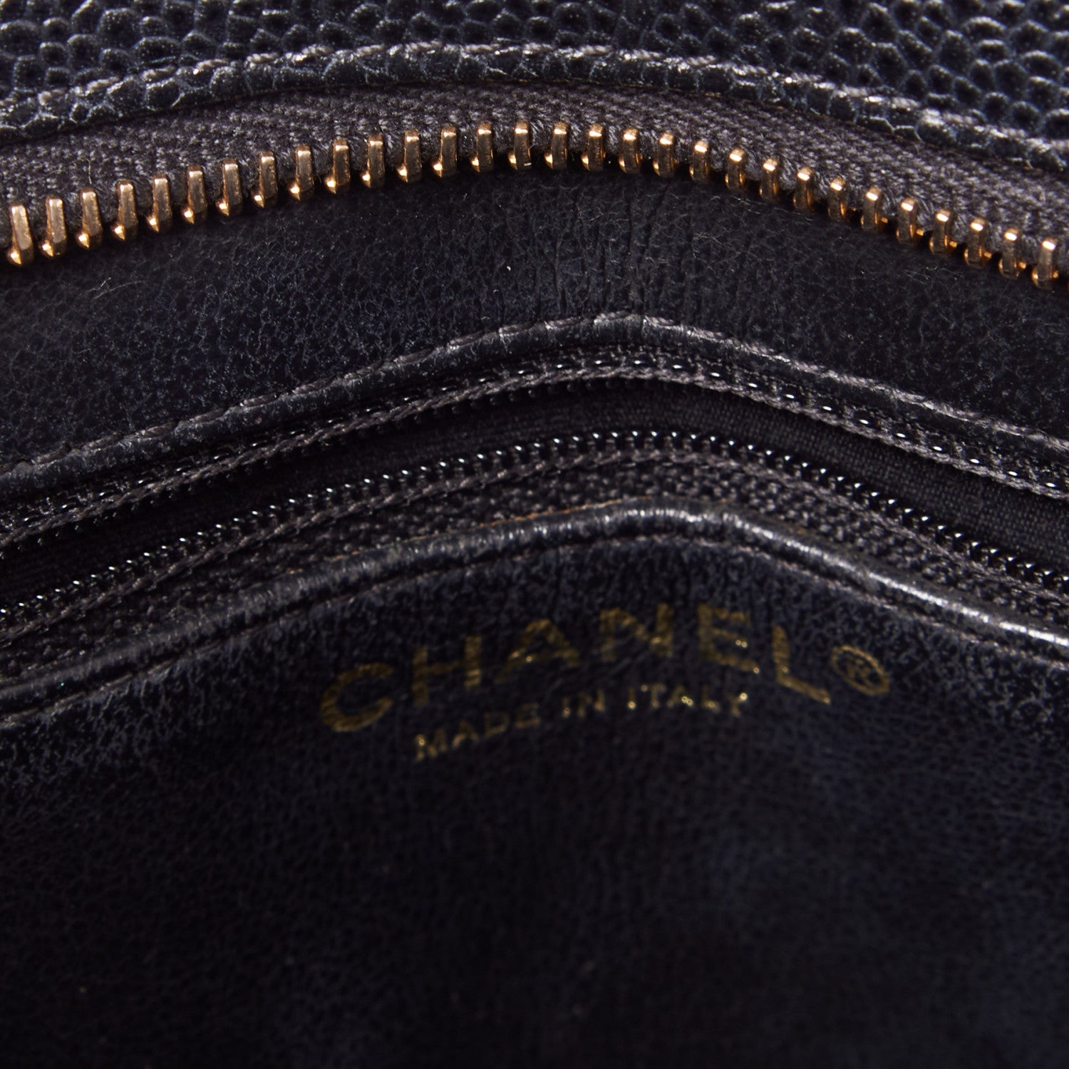 Chanel Caviar Quilted Medallion Tote Black 7 of 9