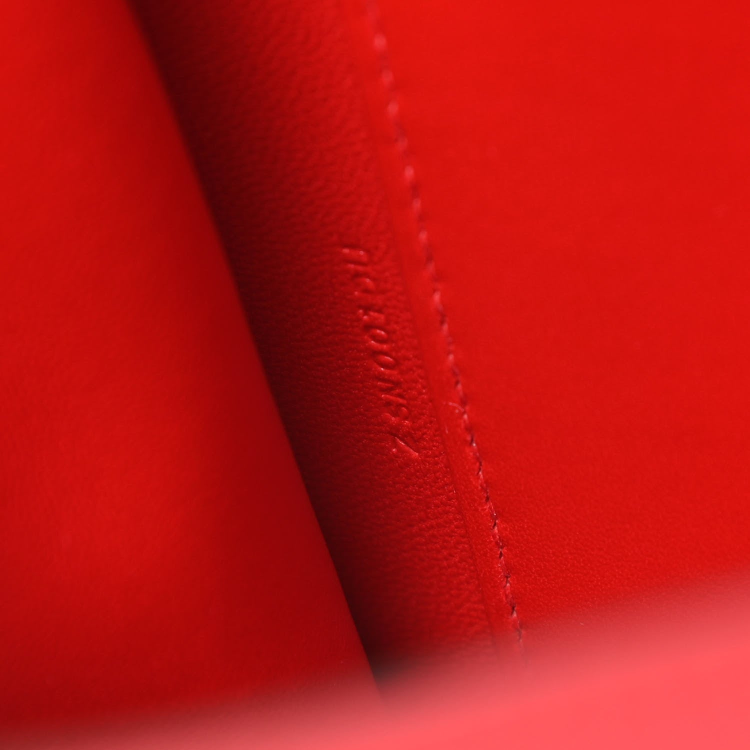 Hermes Evercolor Kelly Danse II Belt Bag Rouge De Coeur 7 of 11