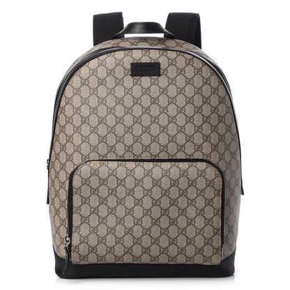Gucci GG Supreme Monogram Medium Backpack Black 1 of 8