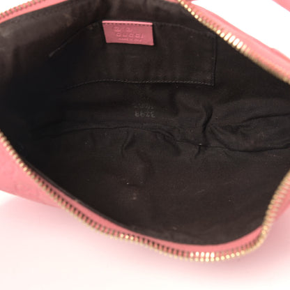 Gucci Guccissima Half Moon Hobo Sushi Pink 5 of 16
