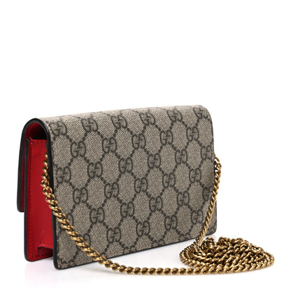 Gucci GG Supreme Monogram Mini Cherry Chain Bag 3 of 9
