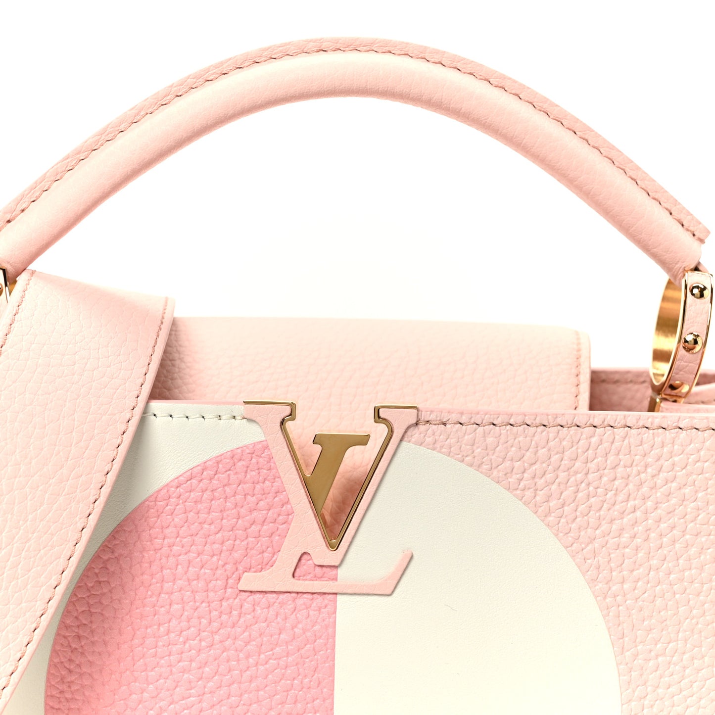 Taurillon Monogram Flower Capucines BB Pink Creme