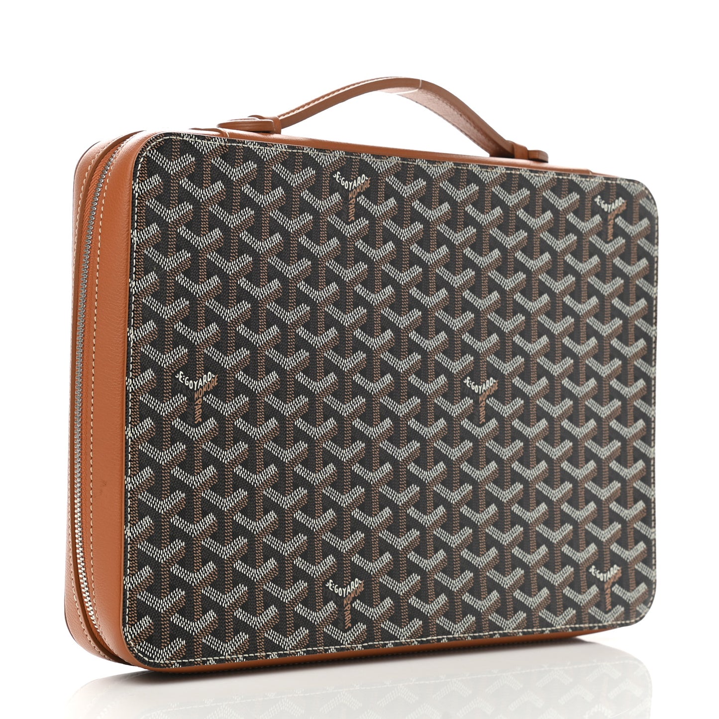Goyardine Universal Companion Portfolio Black Gold