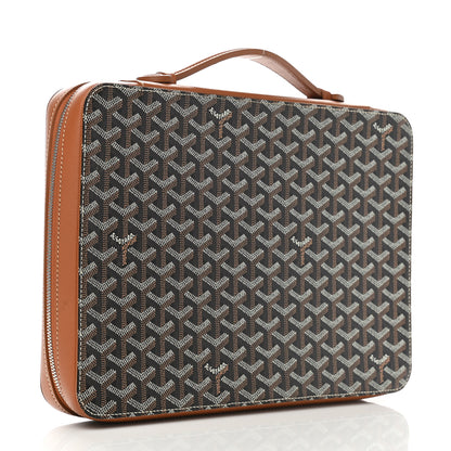 Goyard Goyardine Universal Companion Portfolio Black Gold 3 of 8