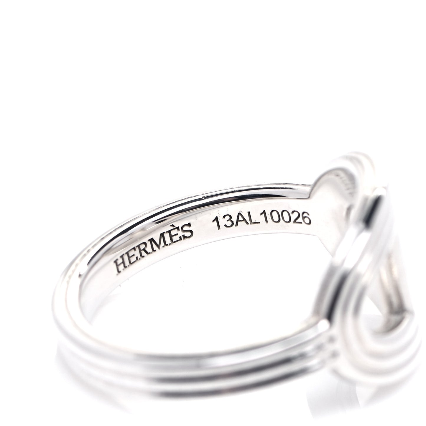 Sterling Silver Horizontal PM Chaine d'Ancre 24 Ring 48 4.5