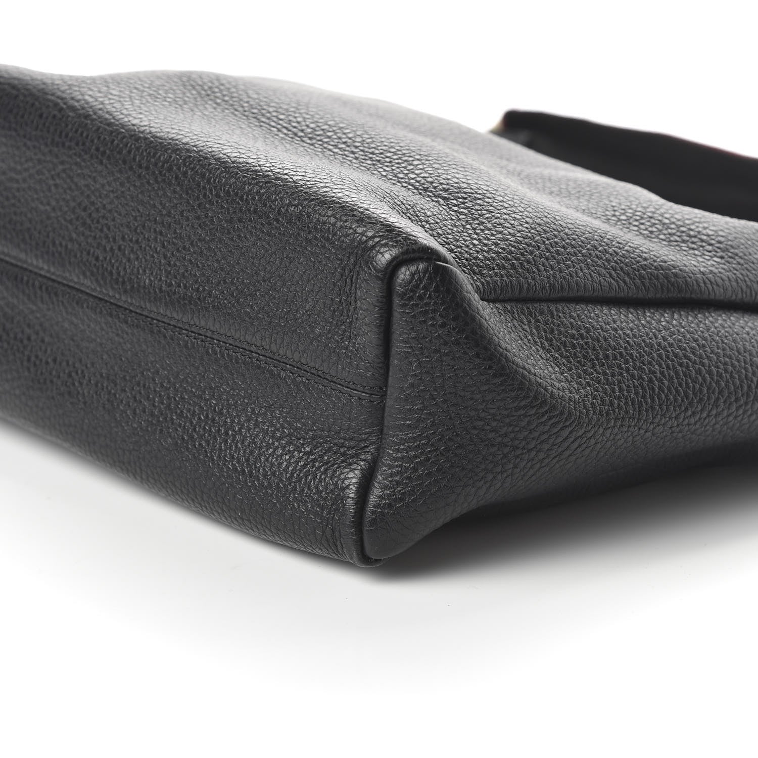 Burberry Grainy Calfskin Large Hobo Black 7 of 10