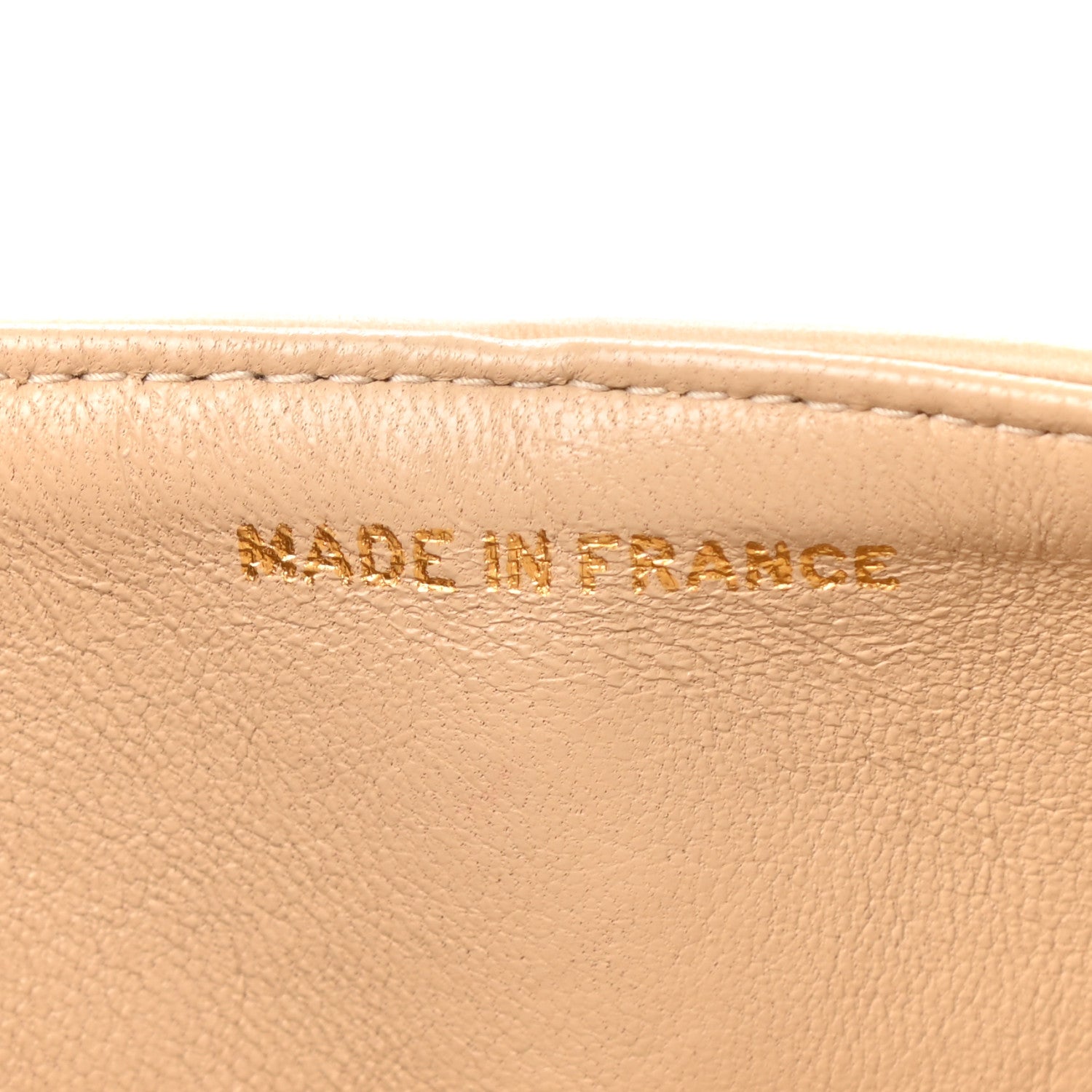 Chanel Lambskin Quilted Small Double Flap Beige 9 of 14