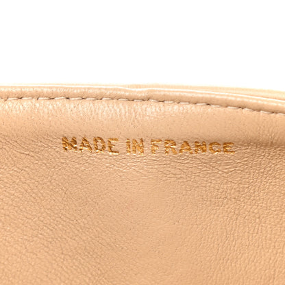 Chanel Lambskin Quilted Small Double Flap Beige 9 of 14