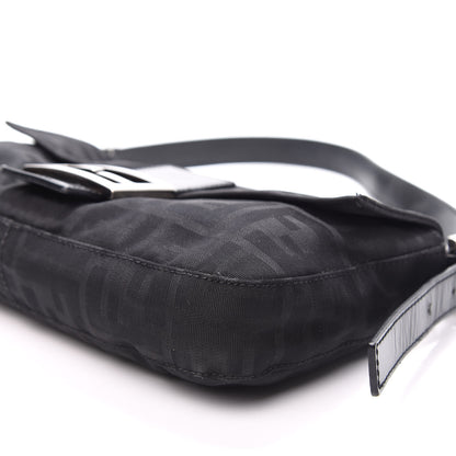 Fendi Nylon Zucca Baguette Black 8 of 10