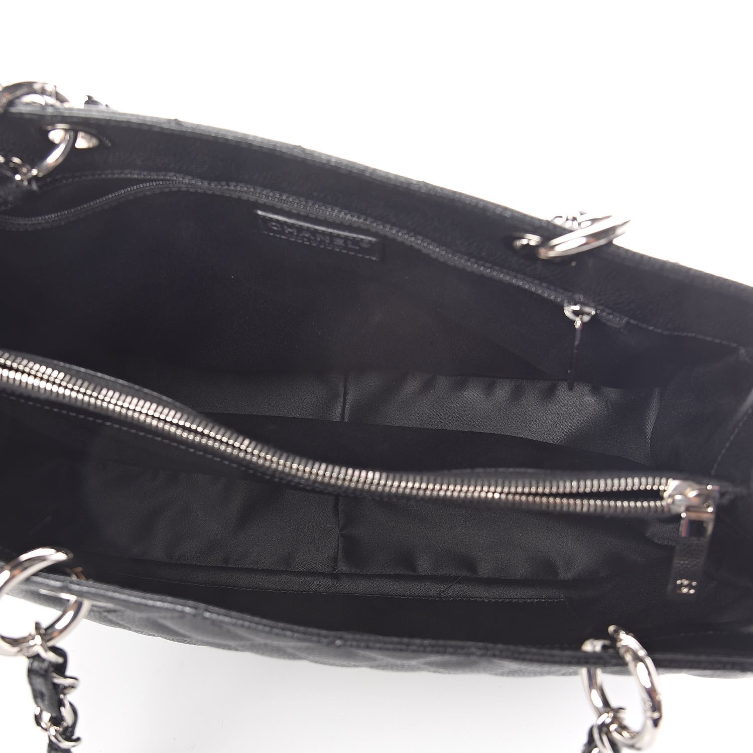 Chanel Caviar Quilted Grand Shopping Tote GST Black 5 of 10