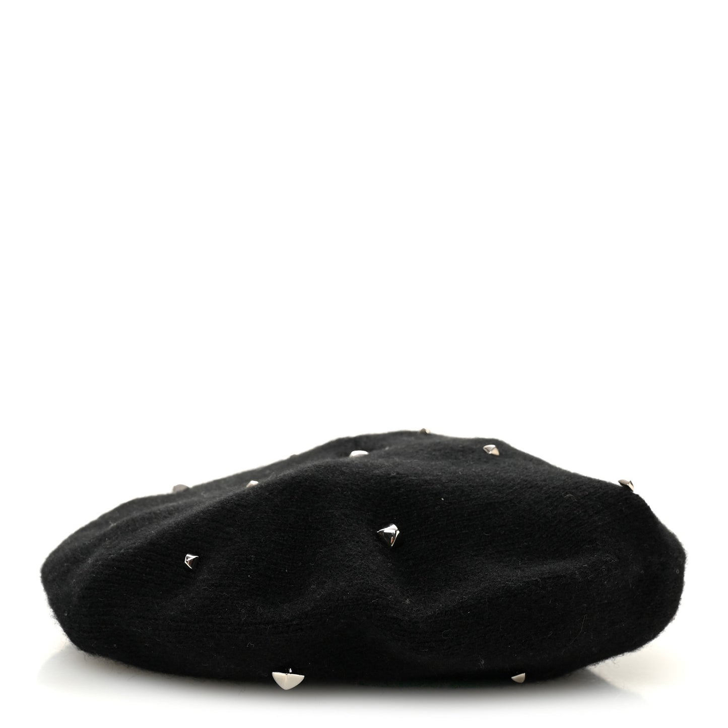 Cashmere Medor Studded Darling Beret S Black
