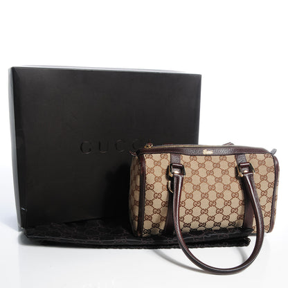 Gucci Monogram Small Abbey Boston Brown 5 of 9