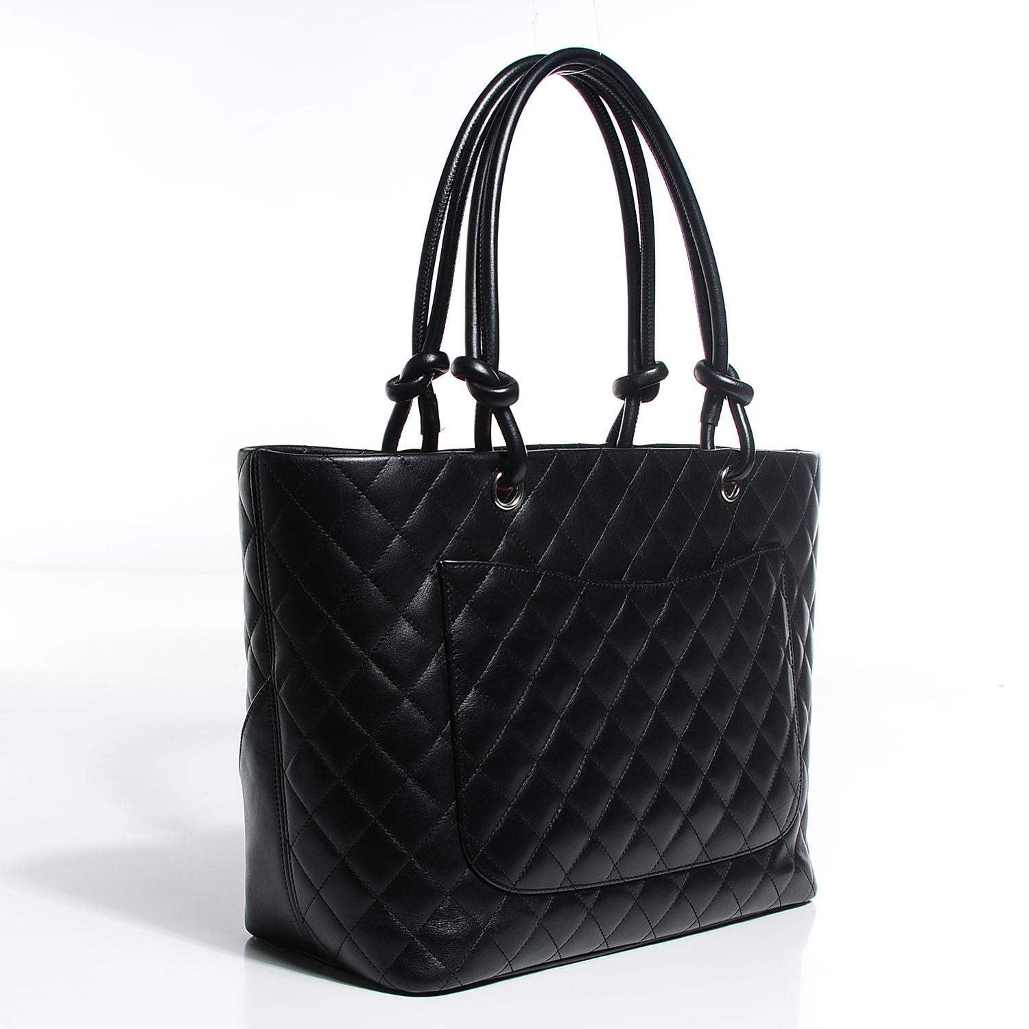 Chanel Calfskin Quilted Large Cambon Tote Black 3 of 7