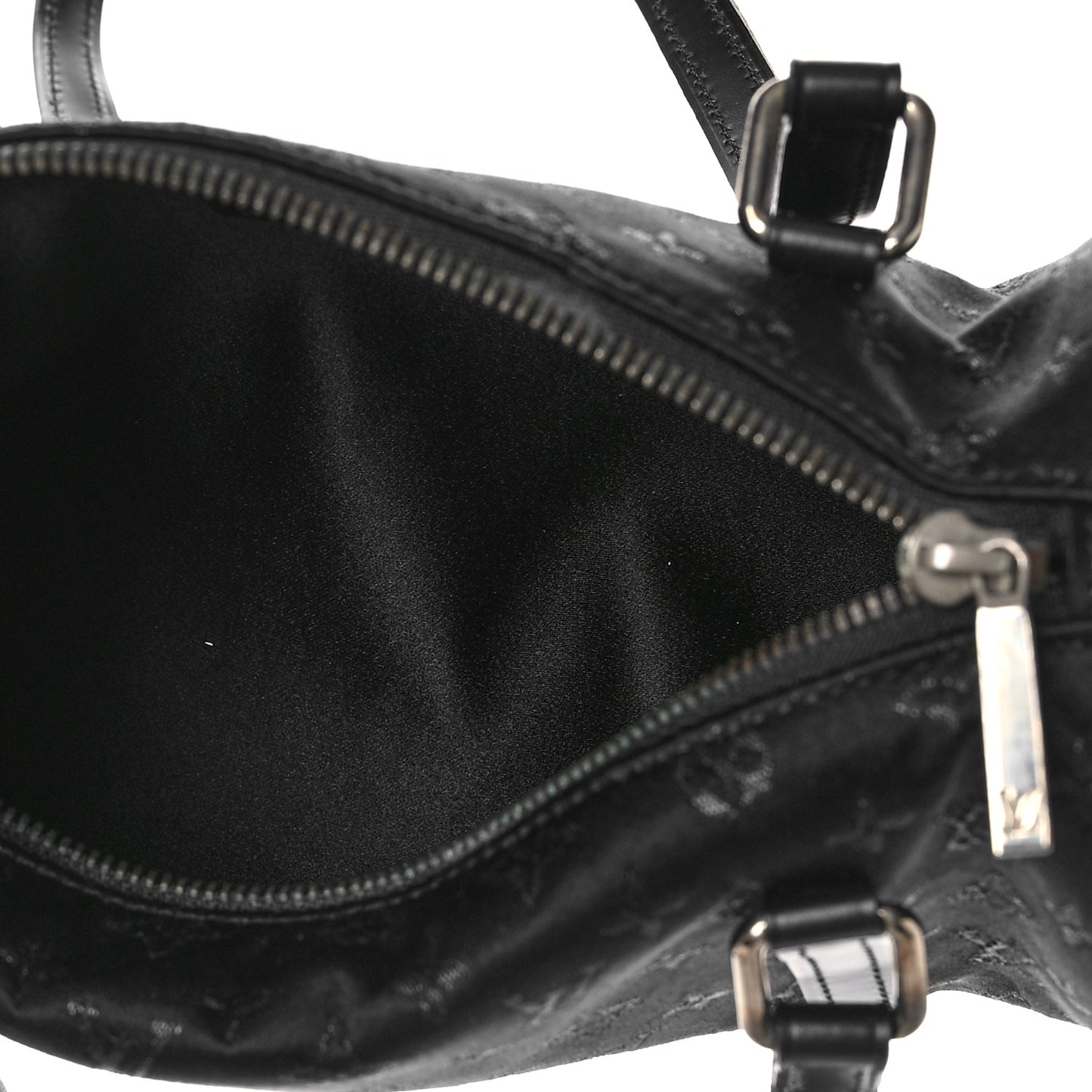 Satin Monogram Mini Papillon Black