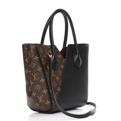 Louis Vuitton Calfskin Monogram Kimono Tote PM Black 4 of 11