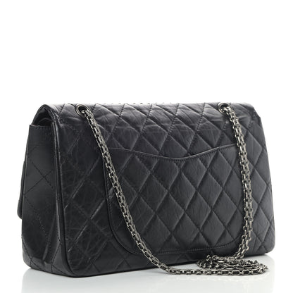 Chanel Aged Calfskin Quilted 2.55 Reissue 226 Flap Black 3 of 12