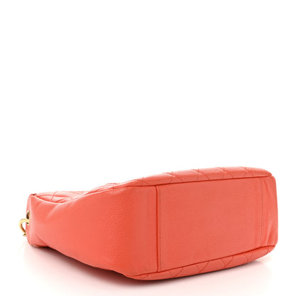 Chanel Caviar Quilted Timeless CC Shoulder Bag Coral 4 of 11