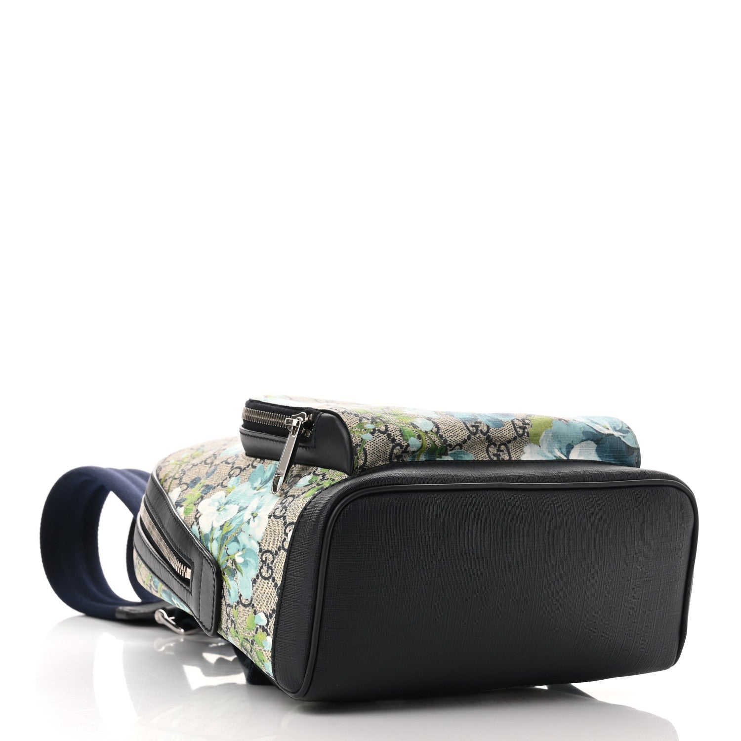 Gucci GG Supreme Monogram Blooms Small Day Backpack Blue 4 of 10