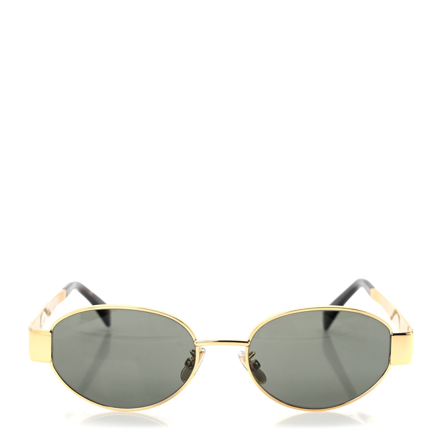 Metal Triomphe 01 Sunglasses CL40235U Gold Green