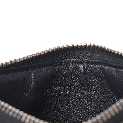 Saint Laurent Classic Toile Monogram Stars 5 Fragments Zip Pouch Card Holder Black 8 of 8