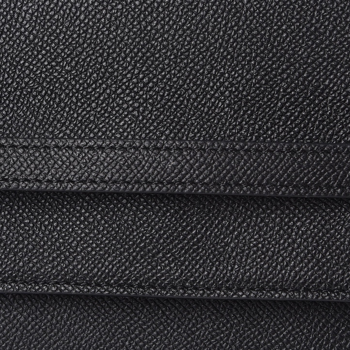 Grained Calfskin Micro Belt Bag Black