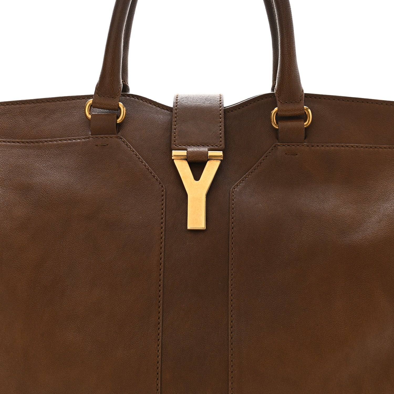 Saint Laurent Sheepskin Large Cabas ChYc Biscuit 8 of 10