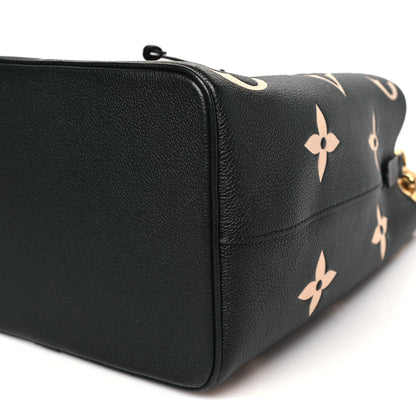 Louis Vuitton Empreinte Monogram Giant Neonoe MM Black Beige 10 of 10