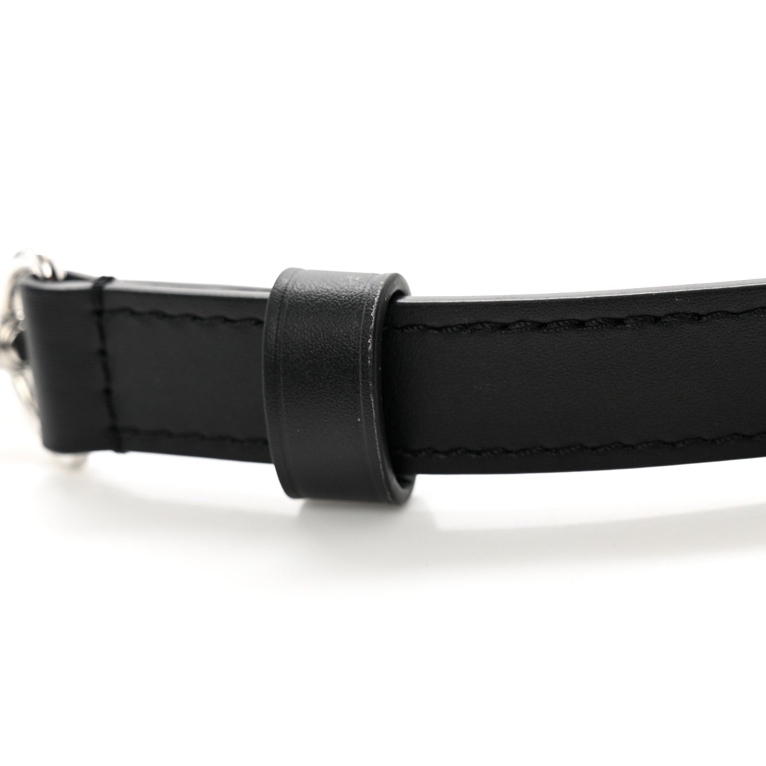 Louis Vuitton Calfskin 20mm Adjustable Shoulder Strap Black 4 of 4
