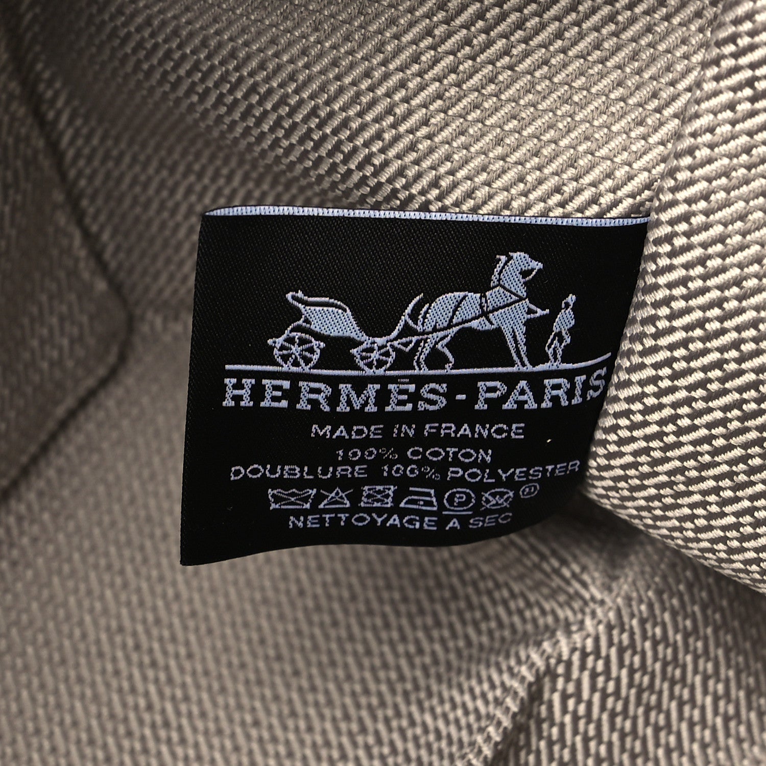 Hermes Canvas Small Bride-A-Brac Pouch Natural Orange 6 of 9