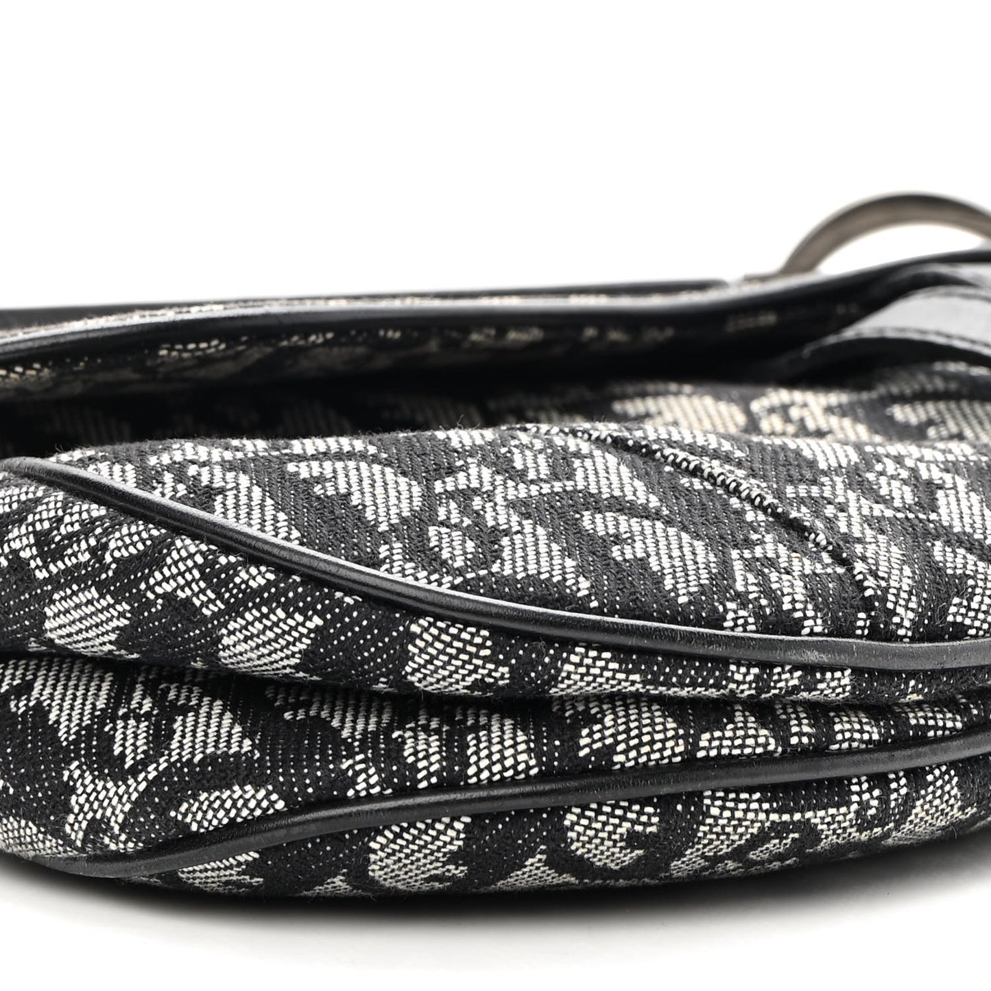 Monogram Saddle Bag Black