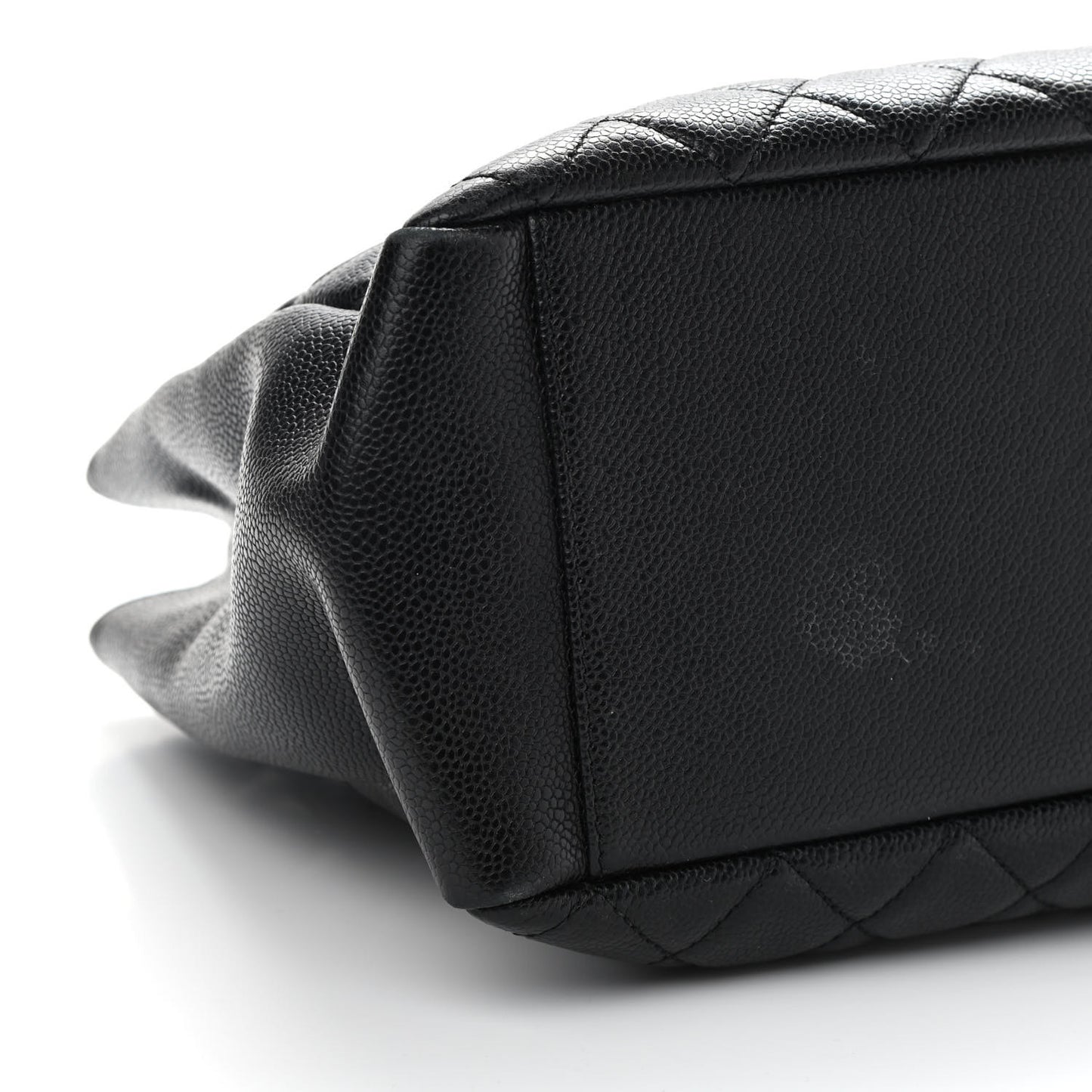 Caviar Quilted Grand Shopping Tote GST Black