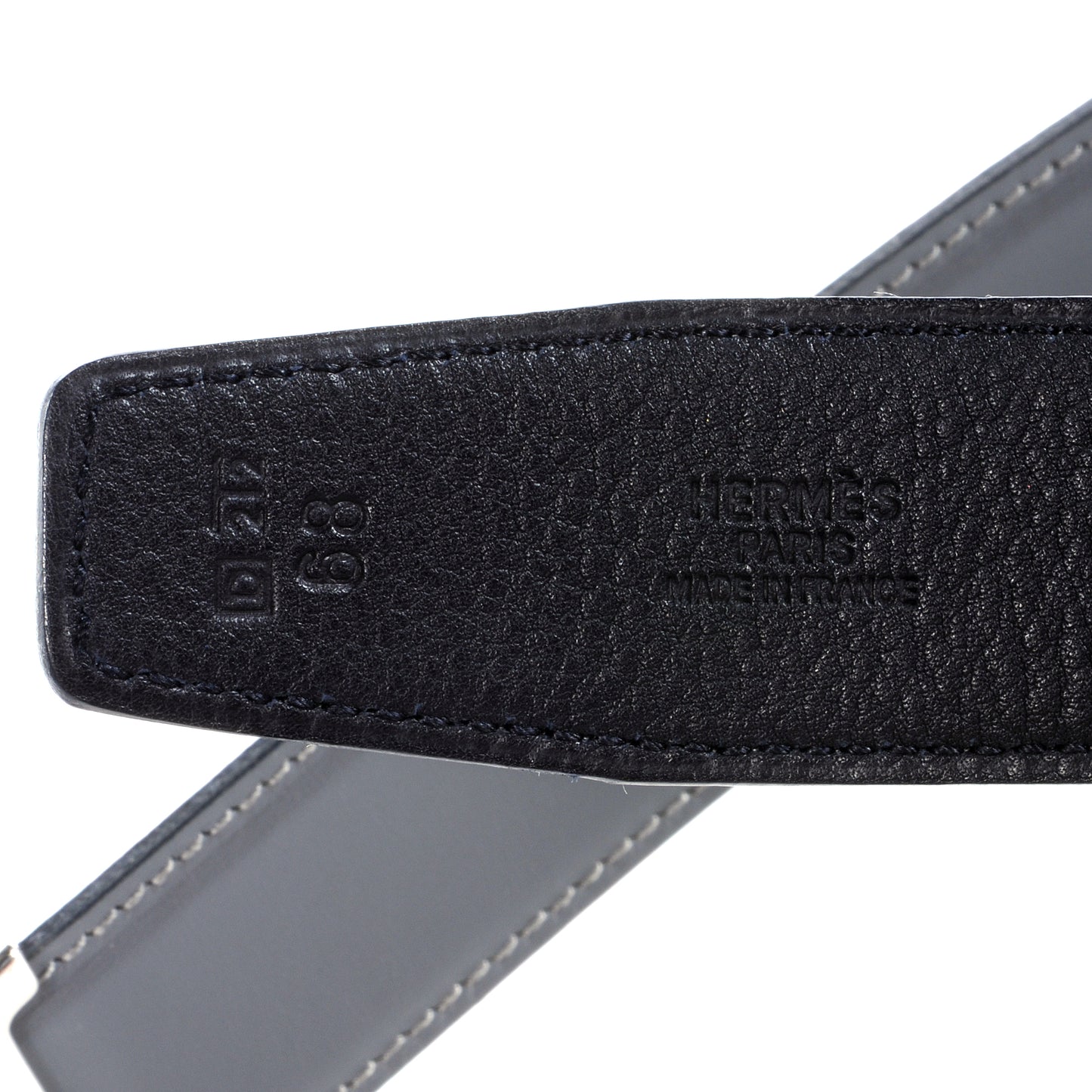 Box Togo Reversible Constance 32mm H Belt 68 Ardoise Noir