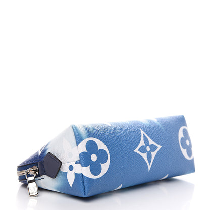 Louis Vuitton Monogram Giant Escale Cosmetic Pouch Blue 3 of 8