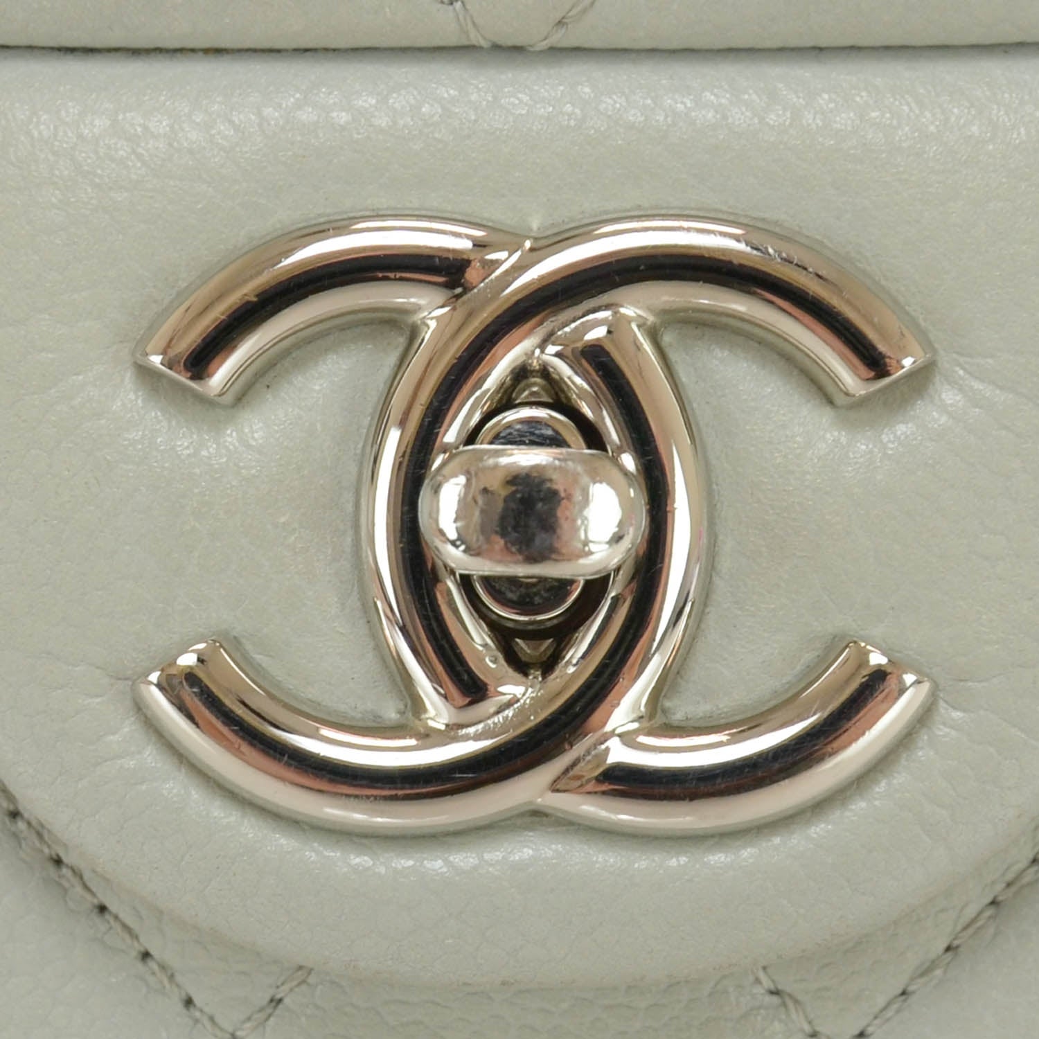 Chanel Washed Caviar Maxi Single Flap Grey 6 of 11