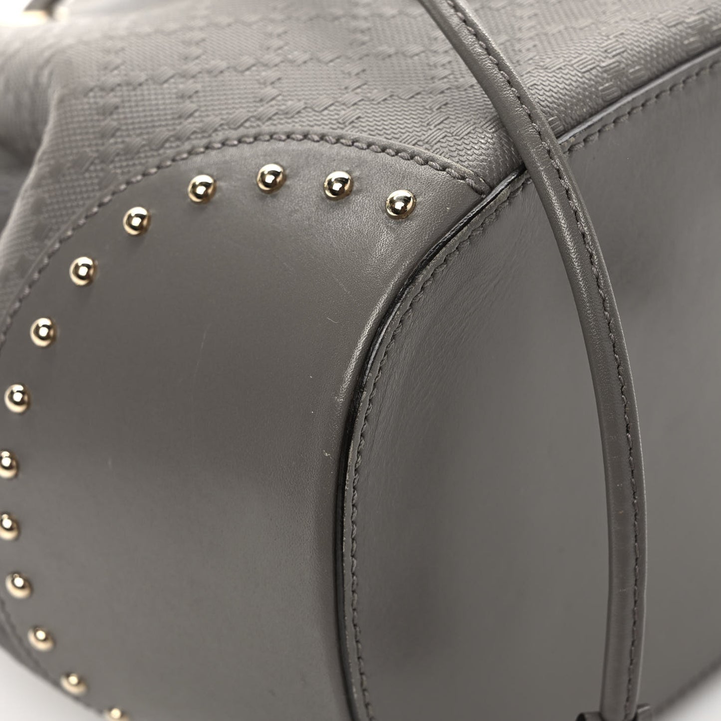 Bright Diamante Studded Small Bucket Bag Loess