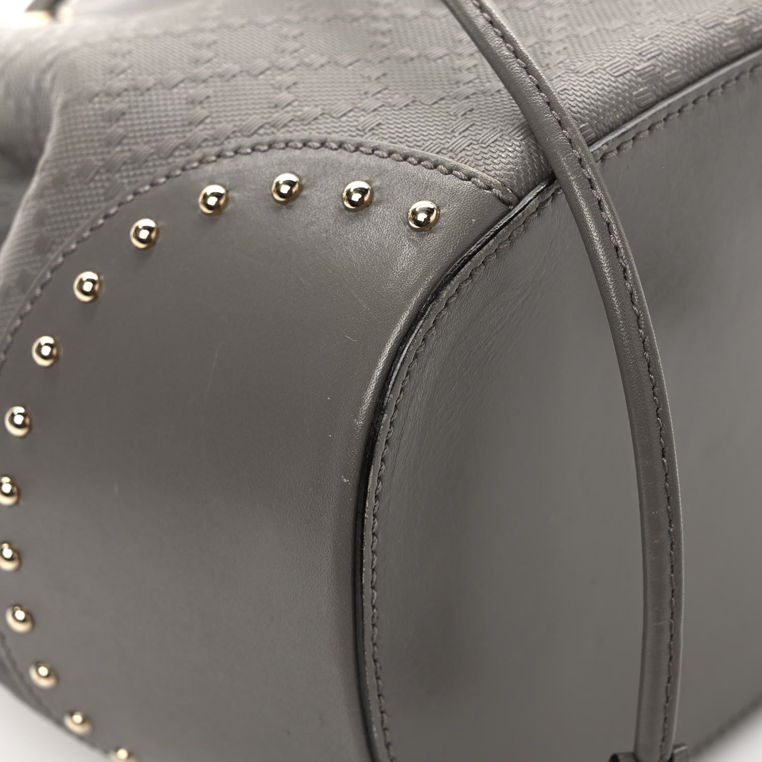 Gucci Bright Diamante Studded Small Bucket Bag Loess 10 of 11