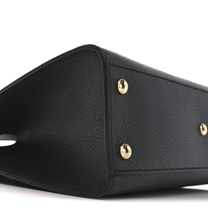 Gucci Pebbled Calfskin Medium Soho Top Handle Satchel Black 9 of 11