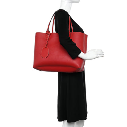 Gucci GG Supreme Monogram Large Reversible Tote Beige Red 2 of 16
