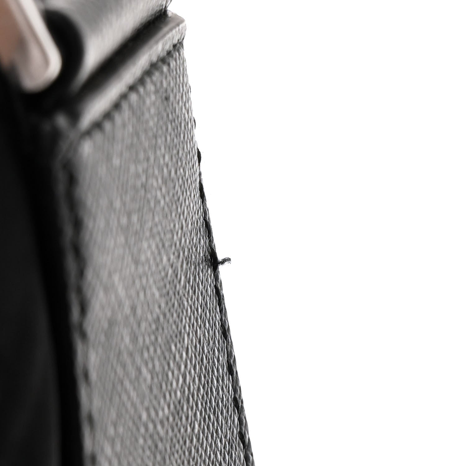 Prada Re-Nylon Vela Saffiano Pocket Double Buckle Messenger Shoulder Bag Black 12 of 12