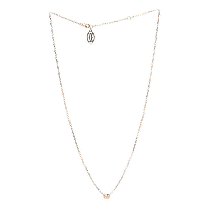 Cartier 18K Pink Gold Diamond SM D'Amour Pendant Necklace 3 of 7