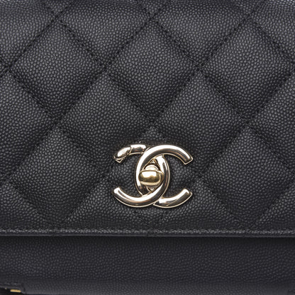 Chanel Caviar Quilted Mini Business Affinity Flap Black 10 of 12
