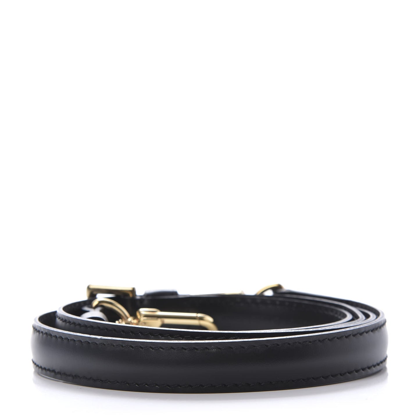 Calfskin 16mm Adjustable Shoulder Strap Black